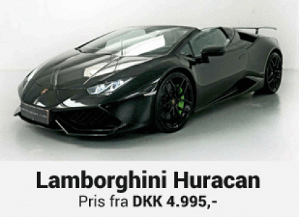 Lej en Lamborghini Gallardo, Lamborghini til udstilling, Lamborghini til konfirmation, bryllupskørsel, konfirmationskørsel