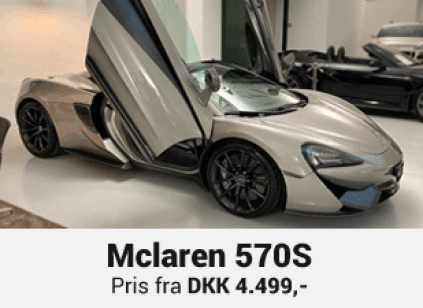Lej en Mclaren, prøv en Mclaren, kør en mclaren mp4-12C, testkør mclaren, konfirmand kørsel