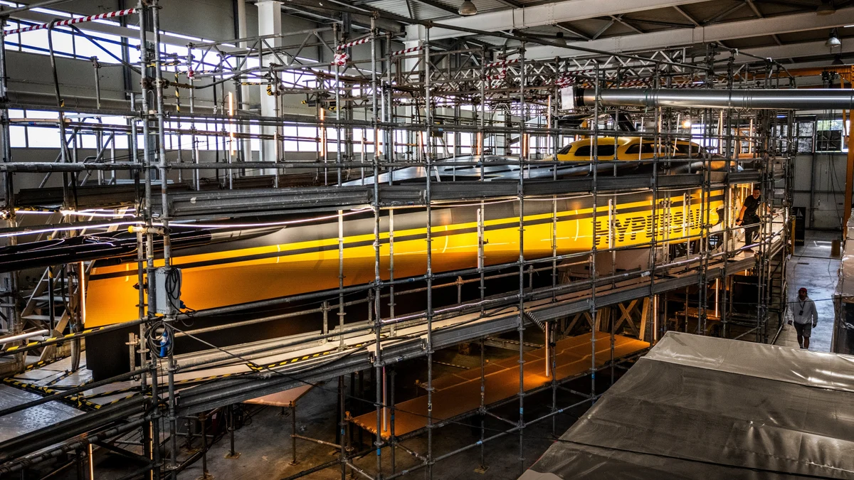 Ferrari Hypersail nærmer sig slutmontagen, flyveteknologien kommer i fokus